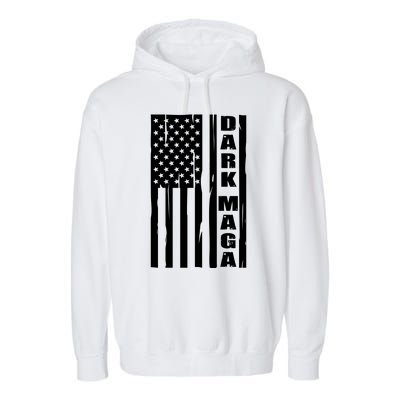 Dark Maga Trump 2024 Garment-Dyed Fleece Hoodie