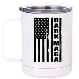 Dark Maga Trump 2024 12 oz Stainless Steel Tumbler Cup