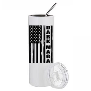 Dark Maga Trump 2024 Stainless Steel Tumbler