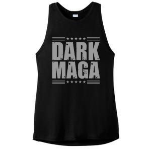 Dark Maga Trump 2024 Ladies PosiCharge Tri-Blend Wicking Tank