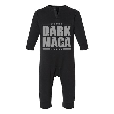 Dark Maga Trump 2024 Infant Fleece One Piece