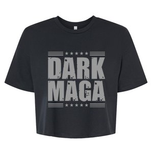 Dark Maga Trump 2024 Bella+Canvas Jersey Crop Tee