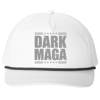 Dark Maga Trump 2024 Snapback Five-Panel Rope Hat