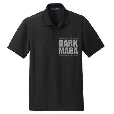 Dark Maga Trump 2024 Dry Zone Grid Polo