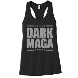 Dark Maga Trump 2024 Women's Racerback Tank