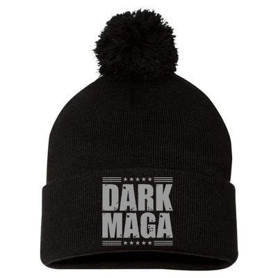 Dark Maga Trump 2024 Pom Pom 12in Knit Beanie