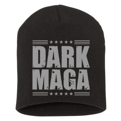 Dark Maga Trump 2024 Short Acrylic Beanie