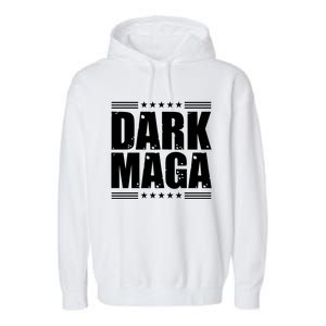 Dark Maga Trump 2024 Garment-Dyed Fleece Hoodie