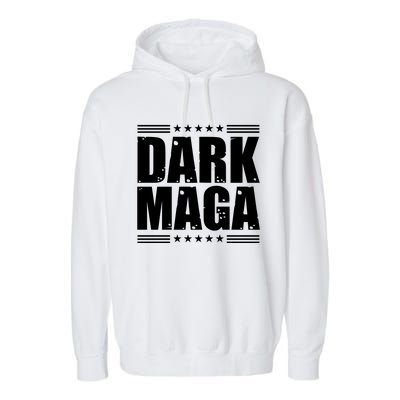 Dark Maga Trump 2024 Garment-Dyed Fleece Hoodie