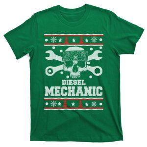 Diesel Mechanic Ugly Christmas T-Shirt