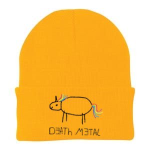 Death Metal Unicorn Knit Cap Winter Beanie