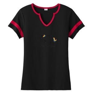 Death Metal Unicorn Ladies Halftime Notch Neck Tee