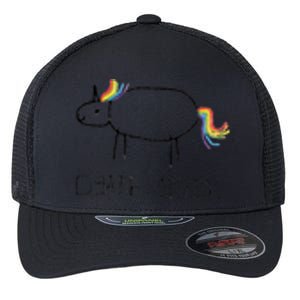 Death Metal Unicorn Flexfit Unipanel Trucker Cap