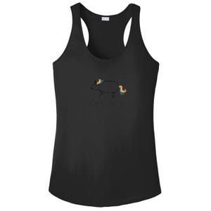 Death Metal Unicorn Ladies PosiCharge Competitor Racerback Tank