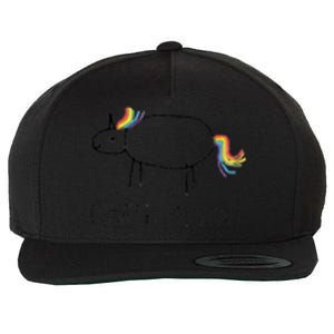 Death Metal Unicorn Wool Snapback Cap