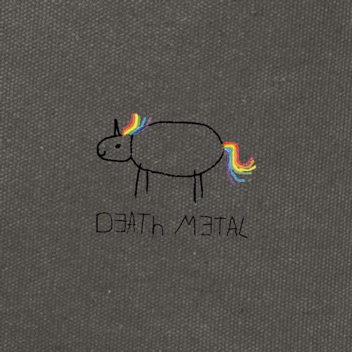 Death Metal Unicorn Cotton Canvas Backpack