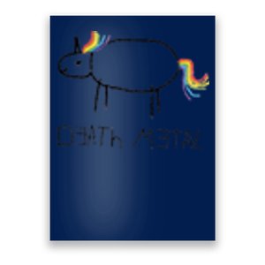 Death Metal Unicorn Poster