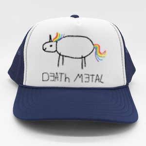 Death Metal Unicorn Trucker Hat