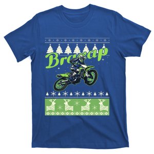 Dirtbike Motocross Ugly Christmas Cute Gift Xmas T-Shirt