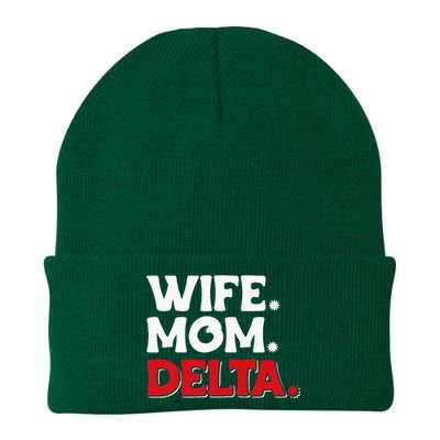 Delta Mom University Sister College Sorority Mom Knit Cap Winter Beanie