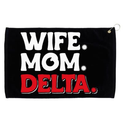 Delta Mom University Sister College Sorority Mom Grommeted Golf Towel