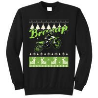 Dirtbike Motocross Ugly Christmas Sweatshirt Xmas Costume Sweatshirt