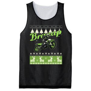 Dirtbike Motocross Ugly Christmas Sweatshirt Xmas Costume Mesh Reversible Basketball Jersey Tank