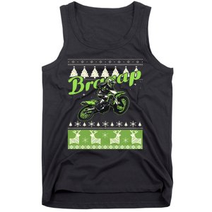 Dirtbike Motocross Ugly Christmas Sweatshirt Xmas Costume Tank Top