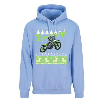 Dirtbike Motocross Ugly Christmas Sweatshirt Xmas Costume Unisex Surf Hoodie