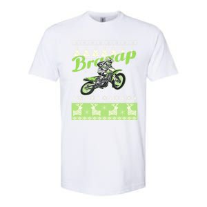 Dirtbike Motocross Ugly Christmas Sweatshirt Xmas Costume Softstyle CVC T-Shirt