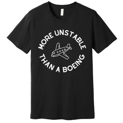 Doublecrossco More Unstable Than A Boeing Premium T-Shirt