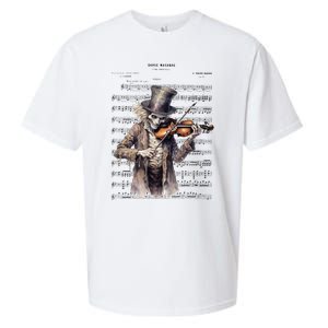 Danse Macabre Violin Halloween Sueded Cloud Jersey T-Shirt