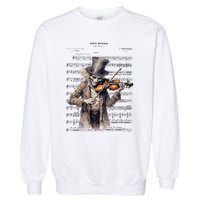 Danse Macabre Violin Halloween Garment-Dyed Sweatshirt