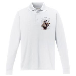 Danse Macabre Violin Halloween Performance Long Sleeve Polo