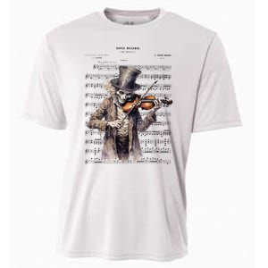 Danse Macabre Violin Halloween Cooling Performance Crew T-Shirt