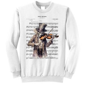 Danse Macabre Violin Halloween Sweatshirt