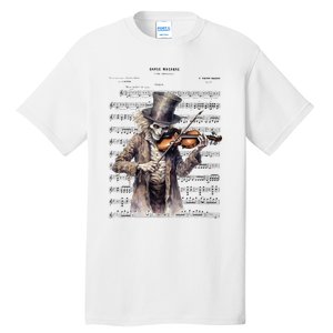 Danse Macabre Violin Halloween Tall T-Shirt