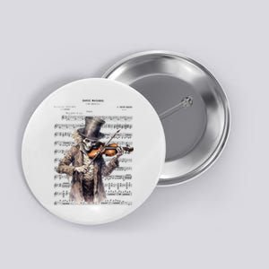 Danse Macabre Violin Halloween Button