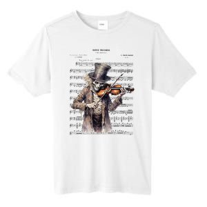 Danse Macabre Violin Halloween Tall Fusion ChromaSoft Performance T-Shirt