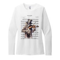 Danse Macabre Violin Halloween Womens CVC Long Sleeve Shirt