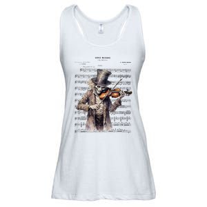 Danse Macabre Violin Halloween Ladies Essential Flowy Tank