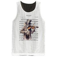 Danse Macabre Violin Halloween Mesh Reversible Basketball Jersey Tank