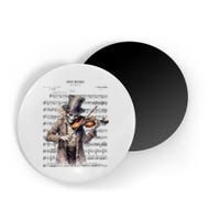 Danse Macabre Violin Halloween Magnet