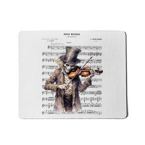 Danse Macabre Violin Halloween Mousepad