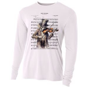 Danse Macabre Violin Halloween Cooling Performance Long Sleeve Crew