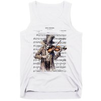 Danse Macabre Violin Halloween Tank Top