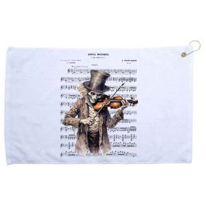 Danse Macabre Violin Halloween Grommeted Golf Towel