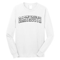 Dartmouth Massachusetts Vintage Athletic Sports B&W Print Long Sleeve Shirt