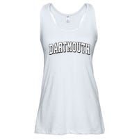 Dartmouth Massachusetts Vintage Athletic Sports B&W Print Ladies Essential Flowy Tank