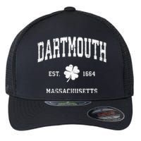 Dartmouth Massachusetts Vintage Shamrock Sports Flexfit Unipanel Trucker Cap